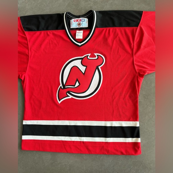 Rare Vintage New Jersey Devils Red CCM Air
Knit Jersey Men’s Size L NHL - Picture 2 of 13